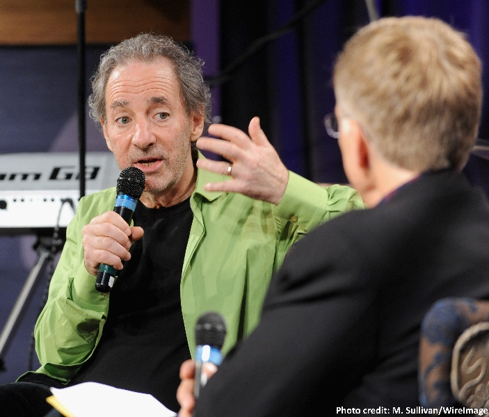 LOS ANGELES, CA - OCTOBER 22:  Harry Shearer (L) onstage with GRAMMY Museum executive director Bob Santelli during The Drop: Harry Shearer at The GRAMMY Museum on October 22, 2012 in Los Angeles, California.  (Photo by Mark Sullivan/WireImage) *** Local Caption *** Harry Shearer;Bob Santelli