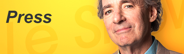 Press banner - Harry Shearer